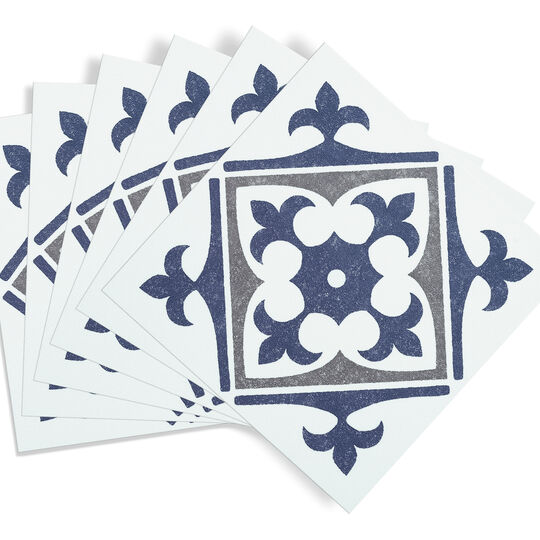 selbstklebende Wandfliesen Wall Tiles Nadia blue (6er Set) image number null